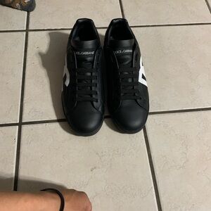 Dolce & Gabbana Black and White Sneakers